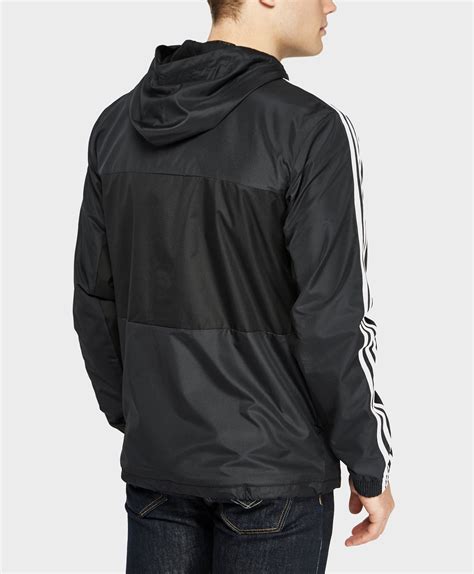 adidas windbreaker zwart|adidas originals windbreaker men's.